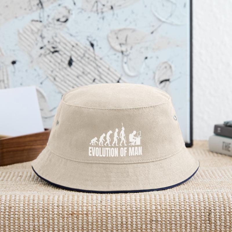 Programmer Computer Freak Evolution Retro Kids’ Bucket Hat