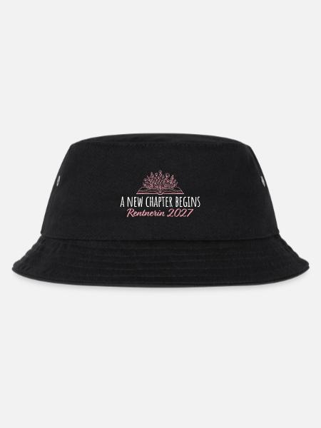Rentnerin 2027 Neues Kapitel Rente - Kinder Bucket Hat - Schwarz
