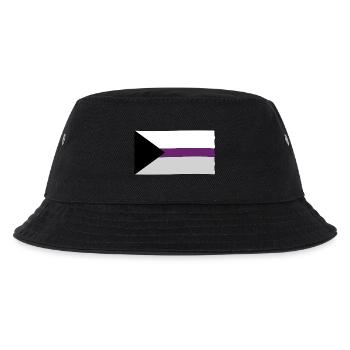 Demisexuelle Pride Flagge - Kinder Bucket Hat - Schwarz - Vorne