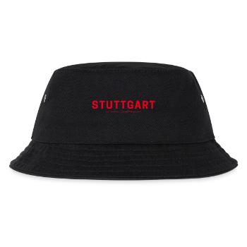 Stuttgart T-Shirt – Heimat & Skyline Style - Kinder Bucket Hat - Schwarz - Vorne