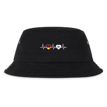 South Korea Germany Heartbeat Flag South Korea - Kids’ Bucket Hat - black - Front