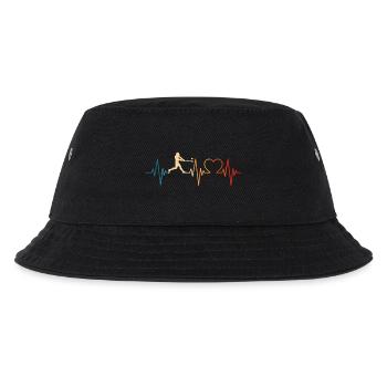 Baseball Heartbeat Heart ECG Baseballer - Bob Enfant - noir - Devant