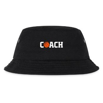 Basketball Coach Trainer Basketballer - Kinder Bucket Hat - Schwarz - Vorne