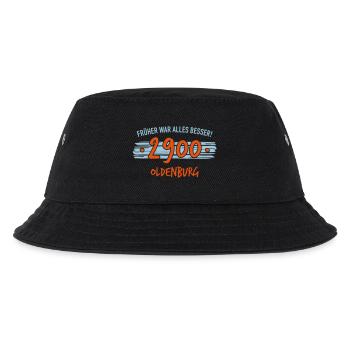 Früher 2900 Oldenburg - Kinder Bucket Hat - Schwarz - Vorne