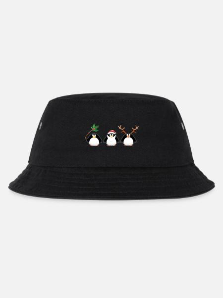 Christmas - Kids’ Bucket Hat - black
