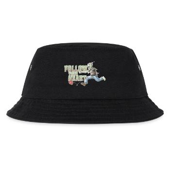 motive shirt zombie heart follow your heart new - Kids’ Bucket Hat - black - Front