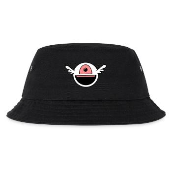 Lustiges Einäugiges Alien - Kinder Bucket Hat - Schwarz - Vorne