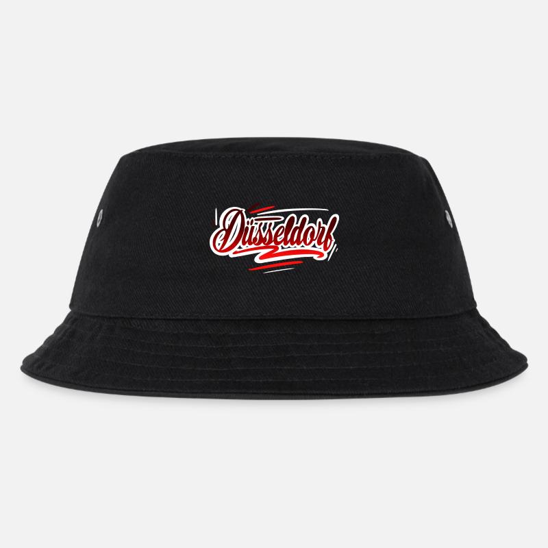 Düsseldorf - Kinder Bucket Hat - Schwarz