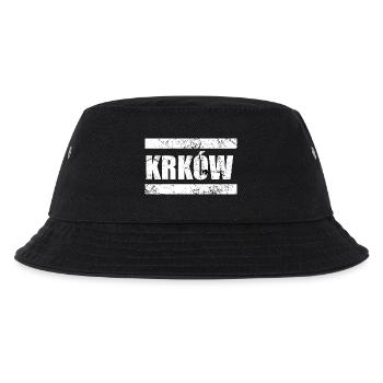 KRKW Krakau Kraków Polska Polen Geschenk - Kinder Bucket Hat - Schwarz - Vorne