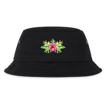 Colorful tropical bloom - Kids’ Bucket Hat - black - Front