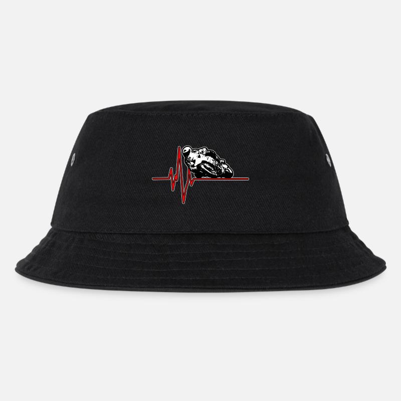 Motorrad Puls 1 - Kinder Bucket Hat - Schwarz