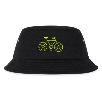 Fahrrad, Fahrrad, Fahrrad, Ruhestand, Geburtstag - Kinder Bucket Hat - Schwarz - Vorne