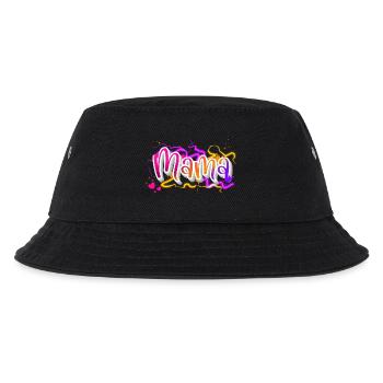 Mama - Kinder Bucket Hat - Schwarz - Vorne