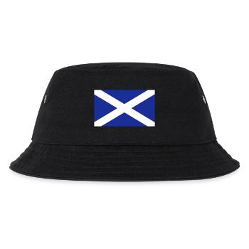 Schottland-Flagge - Kinder Bucket Hat - Schwarz - Vorne