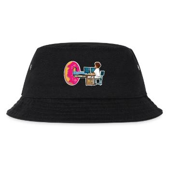 Homme Manip Radio Scanner Irm Donut Radiologie - Kinder Bucket Hat - Schwarz - Vorne