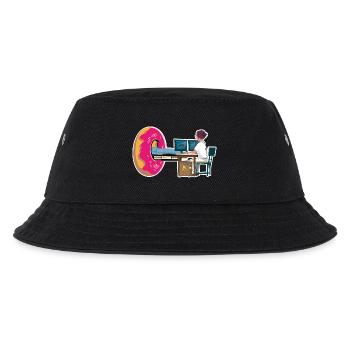Radiologie Manipulatorin Scanner Donut Radiologie - Kinder Bucket Hat - Schwarz - Vorne