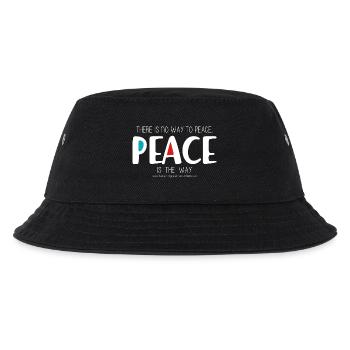 Peace 2 (dunkel) - Kinder Bucket Hat - Schwarz - Vorne