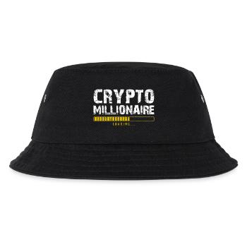 Crypto millionaire - Kids’ Bucket Hat - black - Front
