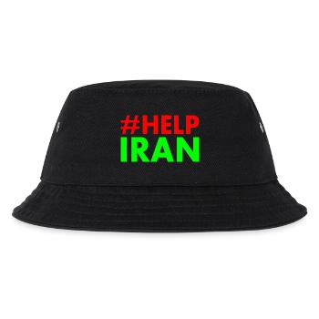 Help iran - Kids’ Bucket Hat - black - Front