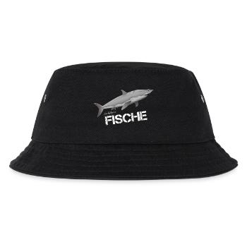 Fische Sternzeichen Fische - Kinder Bucket Hat - Schwarz - Vorne