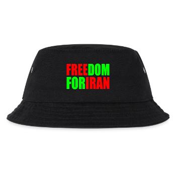 Freedom for iran - Kinder Bucket Hat - Schwarz - Vorne
