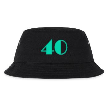 40 JAHRE. 40-jähriges Jubiläum. GEBURTSTAG 40 JAHRE. 40 - Kinder Bucket Hat - Schwarz - Vorne