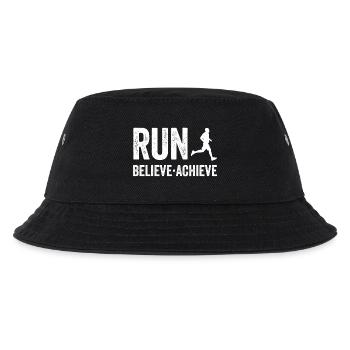 Marathon - Run. Believe. Achieve. - Kids’ Bucket Hat - black - Front