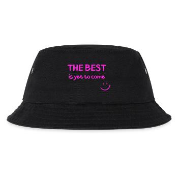 The best is yet to come! für Schwangere - Kinder Bucket Hat - Schwarz - Vorne