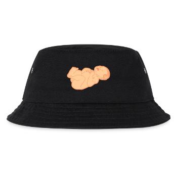 Newborn baby, fair skin tone - Kids’ Bucket Hat - black - Front