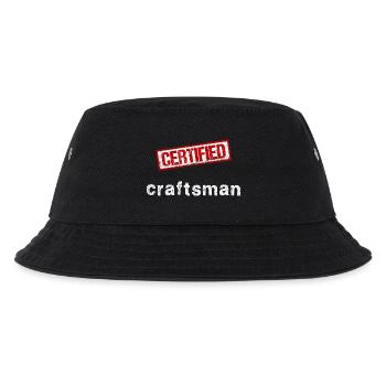 Handwerker - Kinder Bucket Hat - Schwarz - Vorne