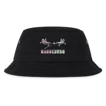 Magdeburg | Otto von Guericke's Hemisphere Experiment - Kids’ Bucket Hat - black - Front