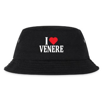 T-Shirt I love Venus T-Shirt Geschenkidee - Kinder Bucket Hat - Schwarz - Vorne
