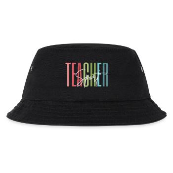 Sport Teacher Schule Geschenk - Kinder Bucket Hat - Schwarz - Vorne