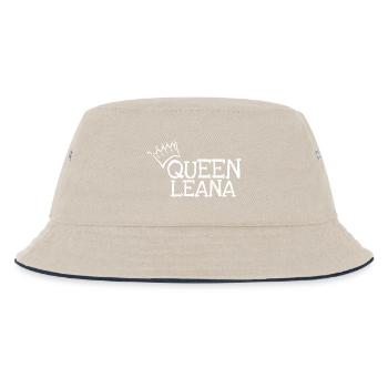 Leana as a given name - Kids’ Bucket Hat - ecru/navy - Front
