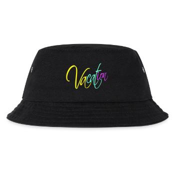 Vacation Saying Text Island Beach Lettering Logo - Kids’ Bucket Hat - black - Front