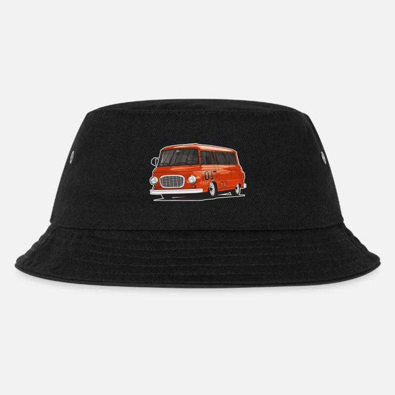 Barkas B1000 // Illustration - Kinder Bucket Hat - Schwarz