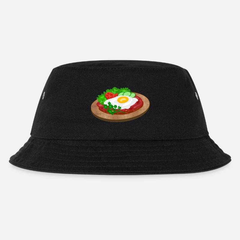 Strammer Max - Kinder Bucket Hat - Schwarz