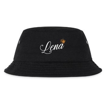 Lena Custom Name für Frauen Kinder Kleinkinder - Lena - Kinder Bucket Hat - Schwarz - Vorne
