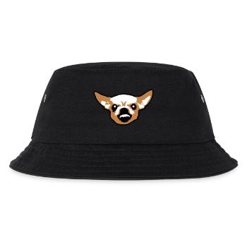 Chihuahua Kleiner Hund Böse Knirschen Nervig Wut - Kinder Bucket Hat - Schwarz - Vorne