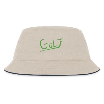 Golf Lovers - Kids’ Bucket Hat - ecru/navy - Front