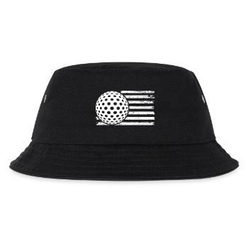 Golfspieler Golf - Kinder Bucket Hat - Schwarz - Vorne