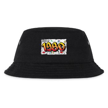 Best of 1980 Graffiti – 45 Years of Grunge Spirit - Kids’ Bucket Hat - black - Front