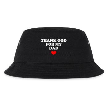 Thank God For My Dad - Kids’ Bucket Hat - black - Front