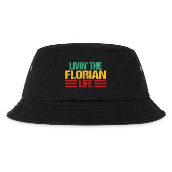 Florian - Kinder Bucket Hat - Schwarz - Vorne