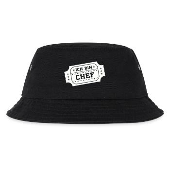 ich bin chef - Kinder Bucket Hat - Schwarz - Vorne
