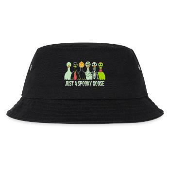 Nur eine gruselige Gans Halloween-Stimmung - Kinder Bucket Hat - Schwarz - Vorne