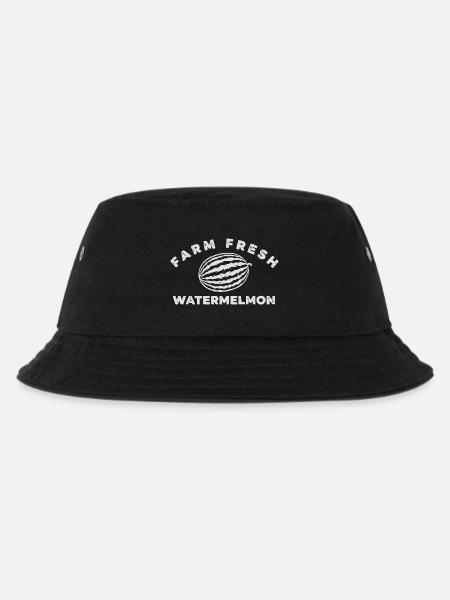 Farm Fresh Watermelon - Kids’ Bucket Hat - black
