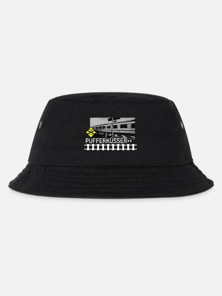 PUFFERKÜSSER - Kinder Bucket Hat - Schwarz