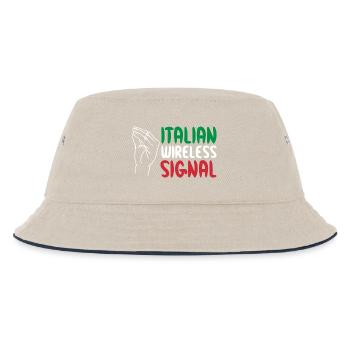 Signal sans fil italien Wi-Fi italien - Bob Enfant - blanc cassé/bleu marine - Devant