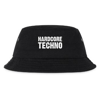 Hardcore Techno verzweifelt - Kinder Bucket Hat - Schwarz - Vorne